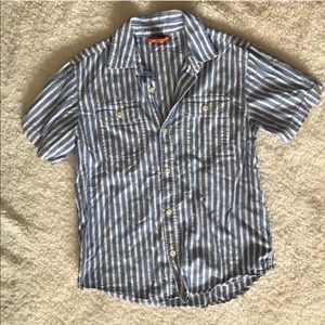 Gap boys Short Sleeve Summer Button Down Shirt